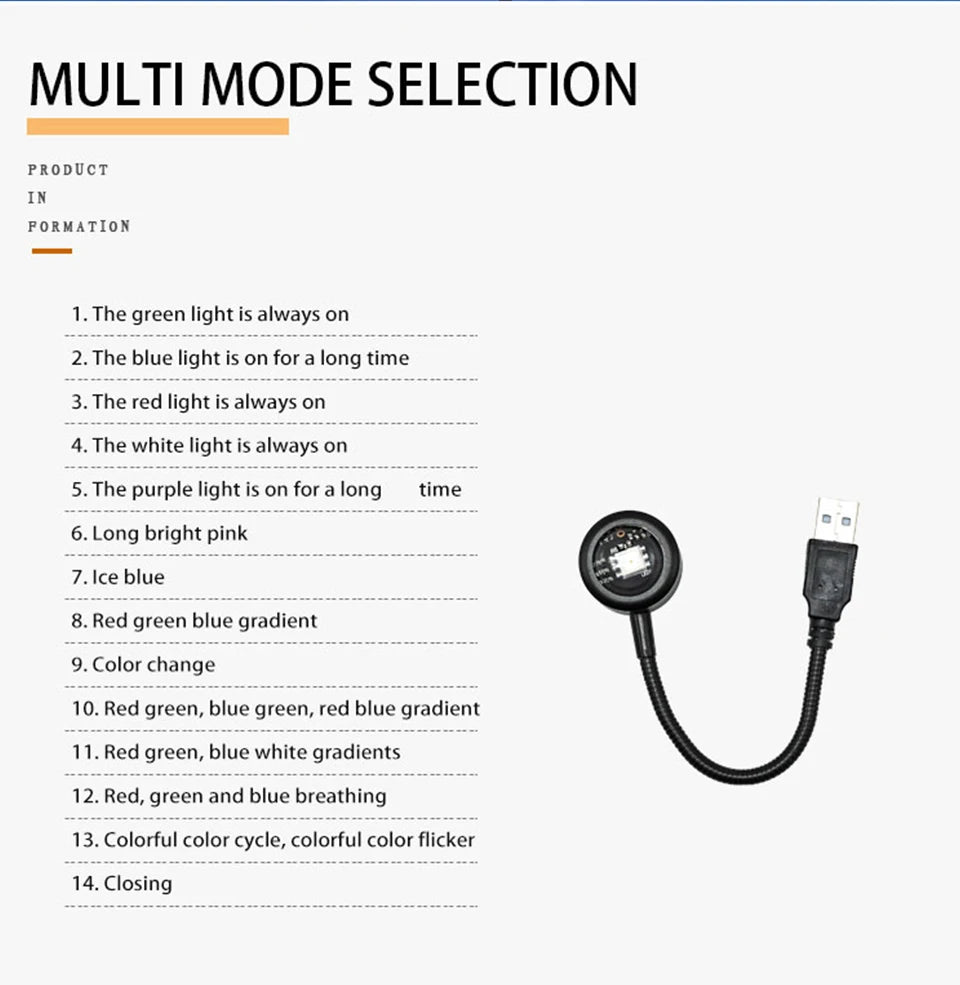 Sunset Lamp – LED Projektor Lampe med 7 Farver